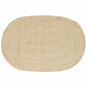 Vidaxx tapis naturel et blanc 122 x 183 cm jute