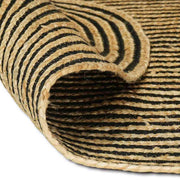 Vidaxx tapis naturel et noir 205 x 305 cm jute - afbeelding 3
