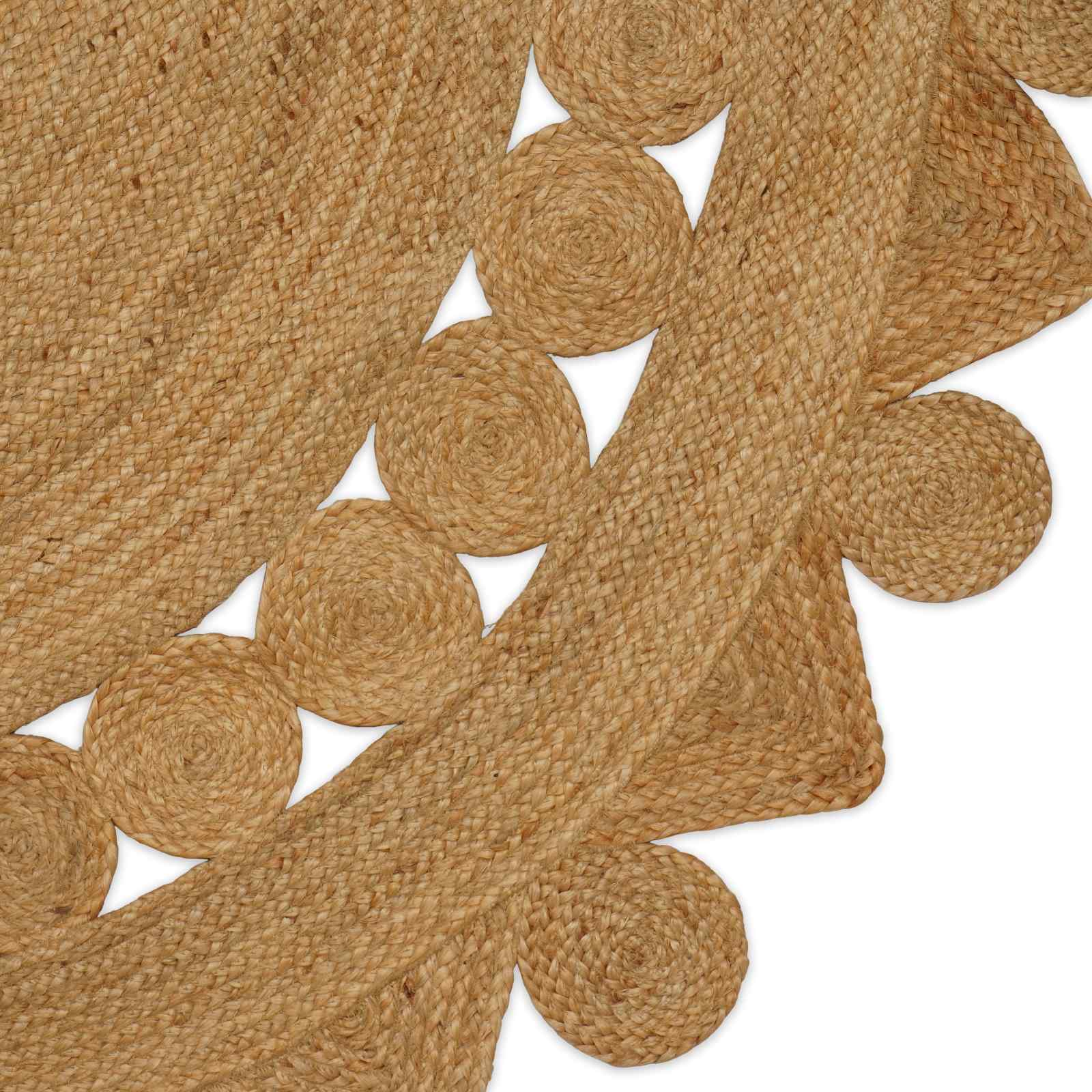 Vidaxx tapis marron ø 210 cm jute