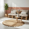 Vidaxx tapis marron ø 240 cm jute