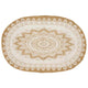 Vidaxx tapis de jute fleurs naturel 205 x 305 cm jute