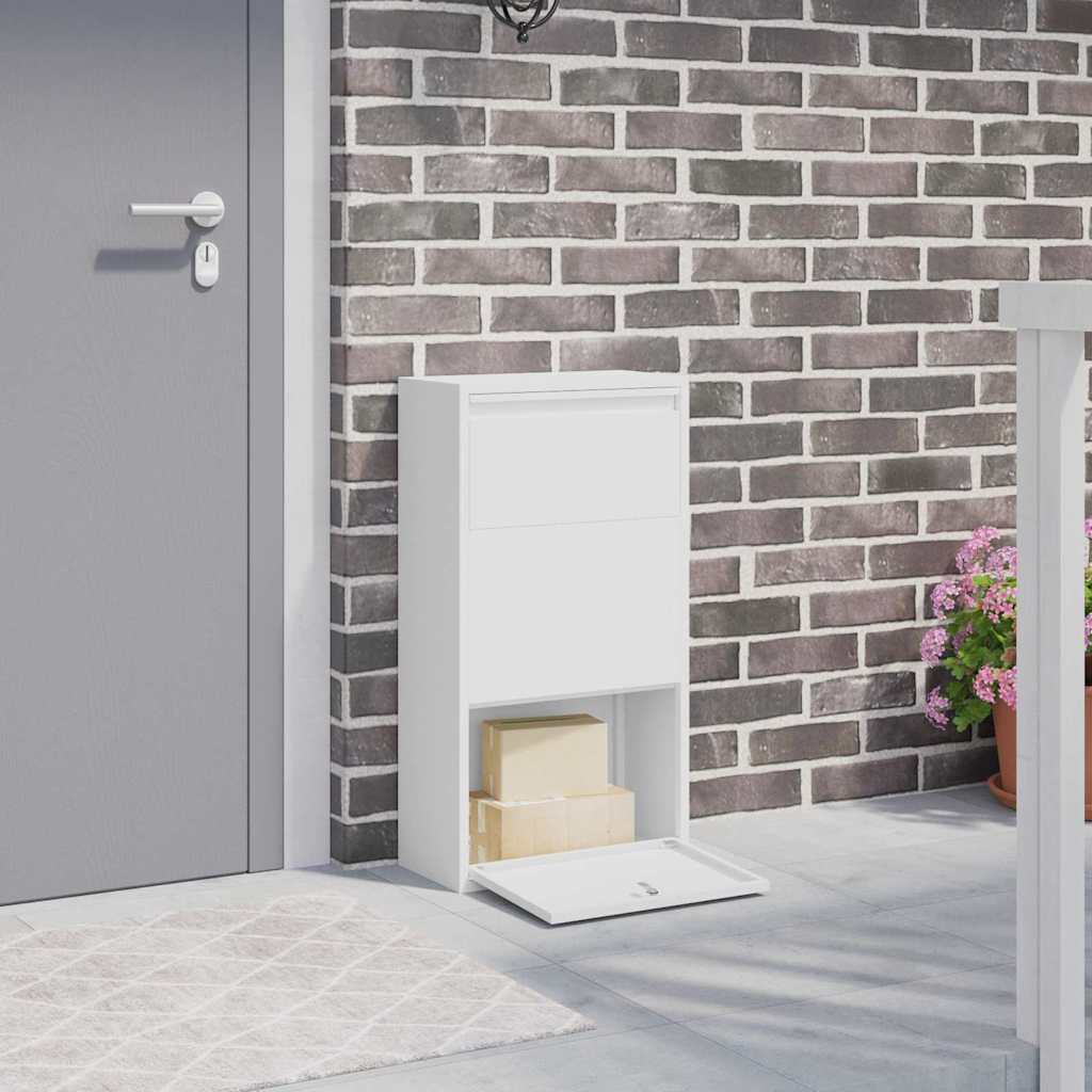 Vidaxx notice boîte avec rangement avec serrure blanc 44 x 22 x 82 cm acier