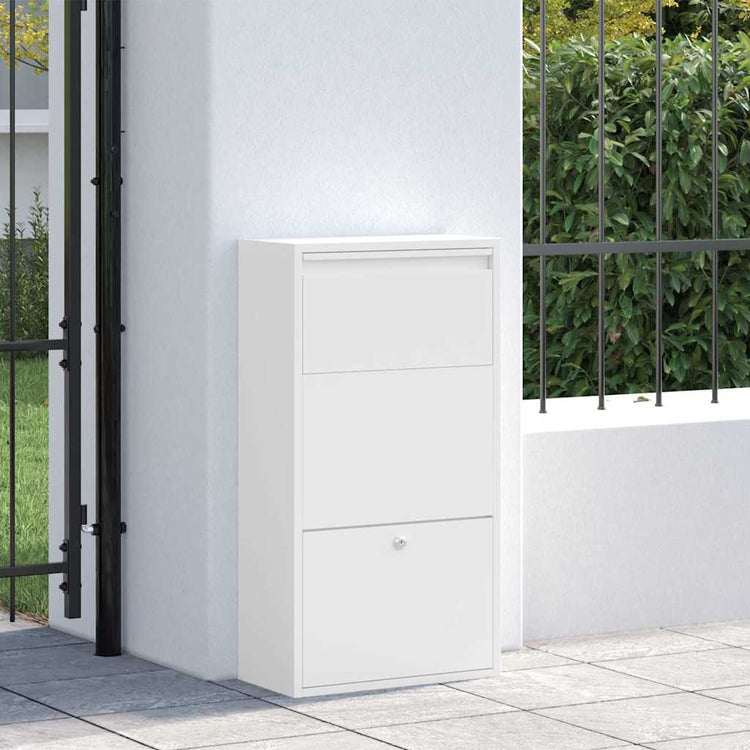 Vidaxx notice boîte avec rangement avec serrure blanc 44 x 22 x 82 cm acier