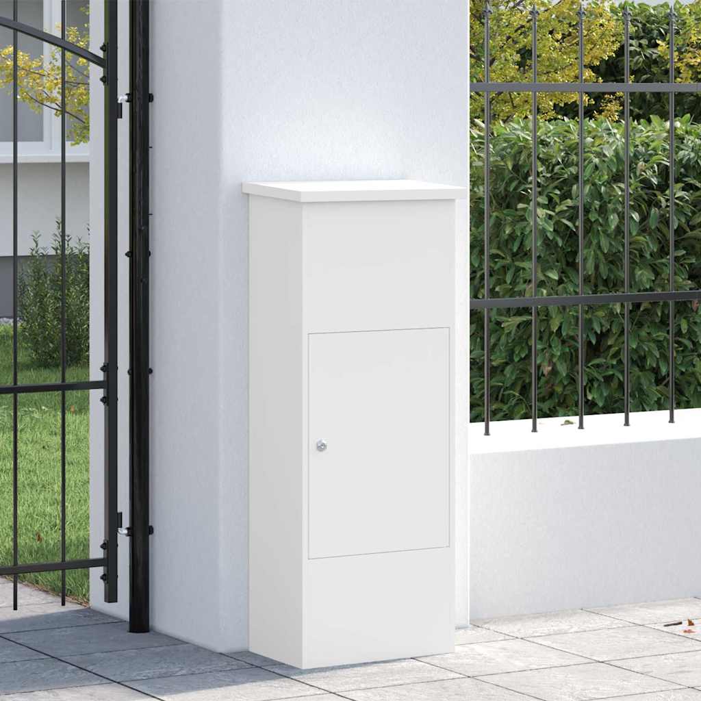 Vidaxx notice boîte avec rangement blanc 44,5 x 29 x 110,5 cm acier
