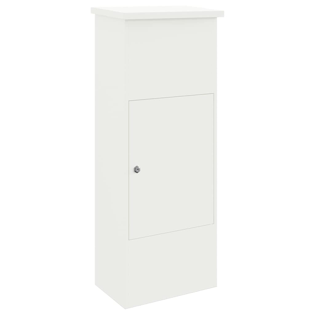 Vidaxx notice boîte avec rangement blanc 44,5 x 29 x 110,5 cm acier