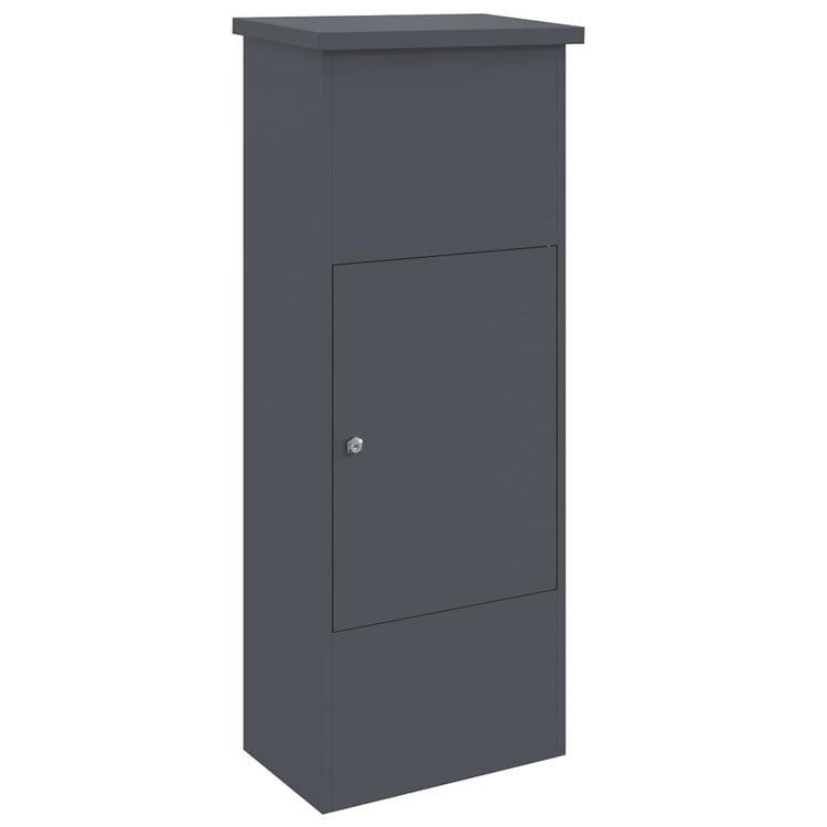 Vidaxx boîte d'insertion d'emballage avec serrure anthracite 44,5 x 29 x 110,5 cm acier