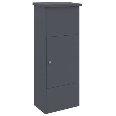 Vidaxx boîte d'insertion d'emballage avec serrure anthracite 44,5 x 29 x 110,5 cm acier