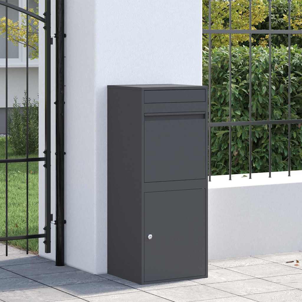 Vidaxx notice boîte avec rangement anthracite 41 x 38 x 103 cm acier