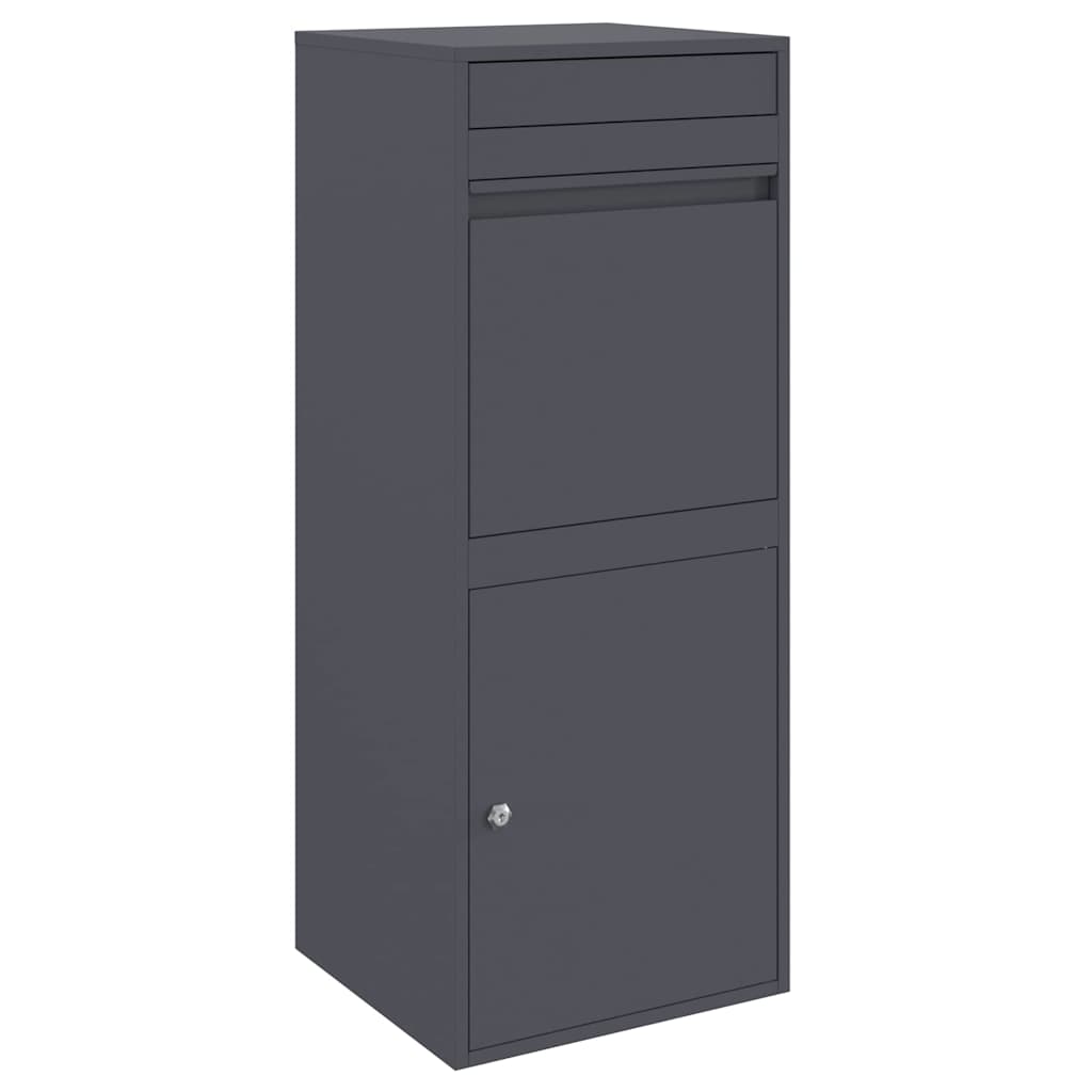 Vidaxx notice boîte avec rangement anthracite 41 x 38 x 103 cm acier