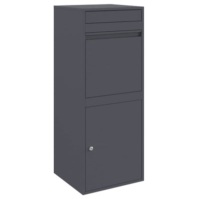 Vidaxx notice boîte avec rangement anthracite 41 x 38 x 103 cm acier