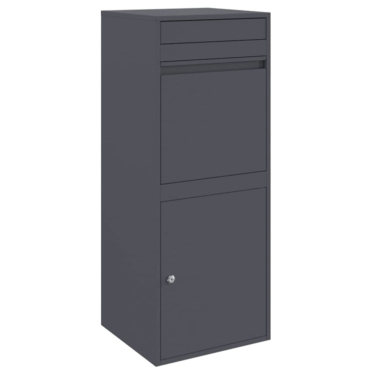 Vidaxx notice boîte avec rangement anthracite 41 x 38 x 103 cm acier