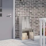 Vidaxx boîte d'insertion d'emballage argent 47,5 x 38 x 59 cm acier inoxydable - afbeelding 1