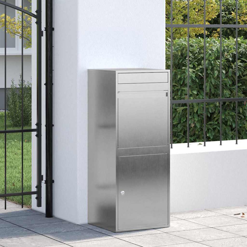 Vidaxx boîte d'insertion d'emballage argent 47,5 x 38 x 59 cm acier inoxydable
