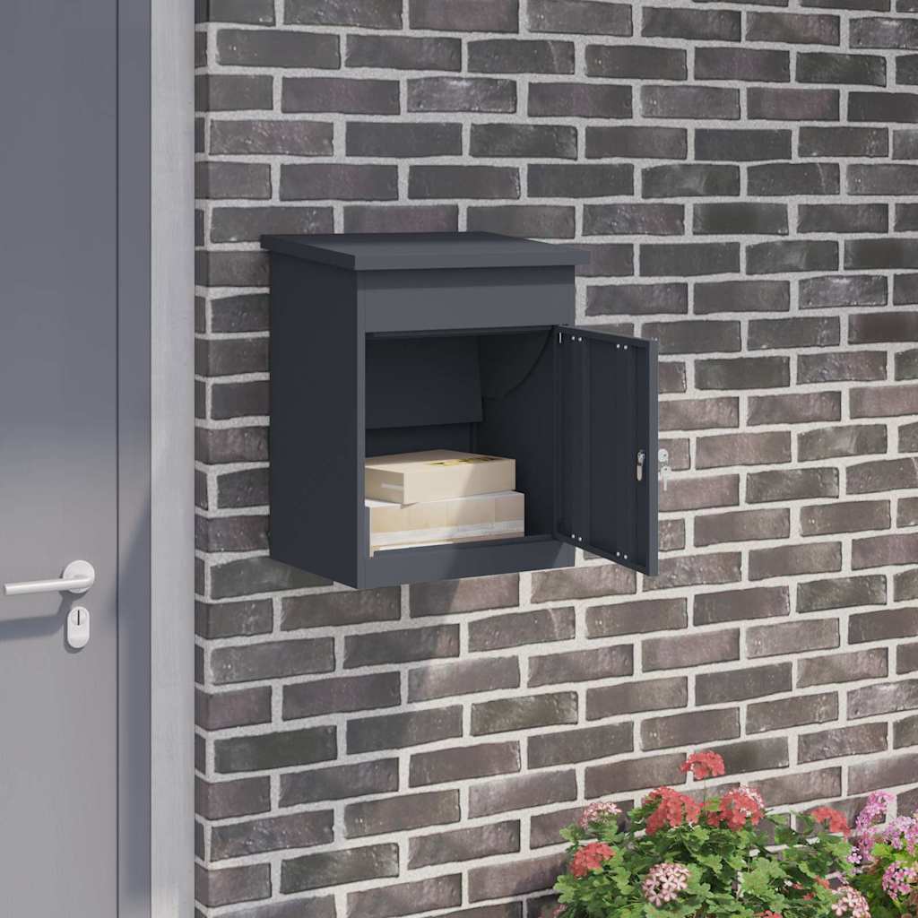 Vidaxx notice boîte avec rangement anthracite 47,5 x 38 x 59 cm acier
