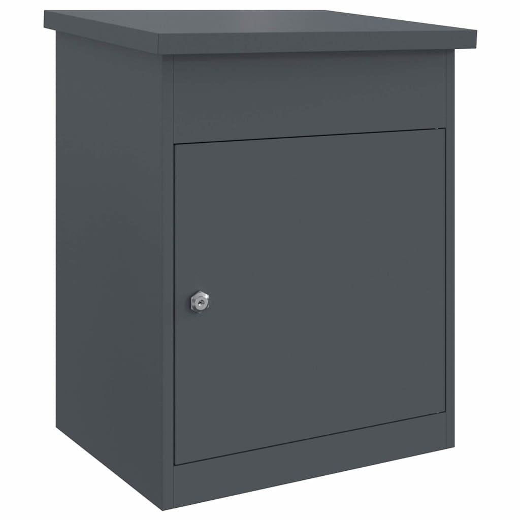 Vidaxx notice boîte avec rangement anthracite 47,5 x 38 x 59 cm acier