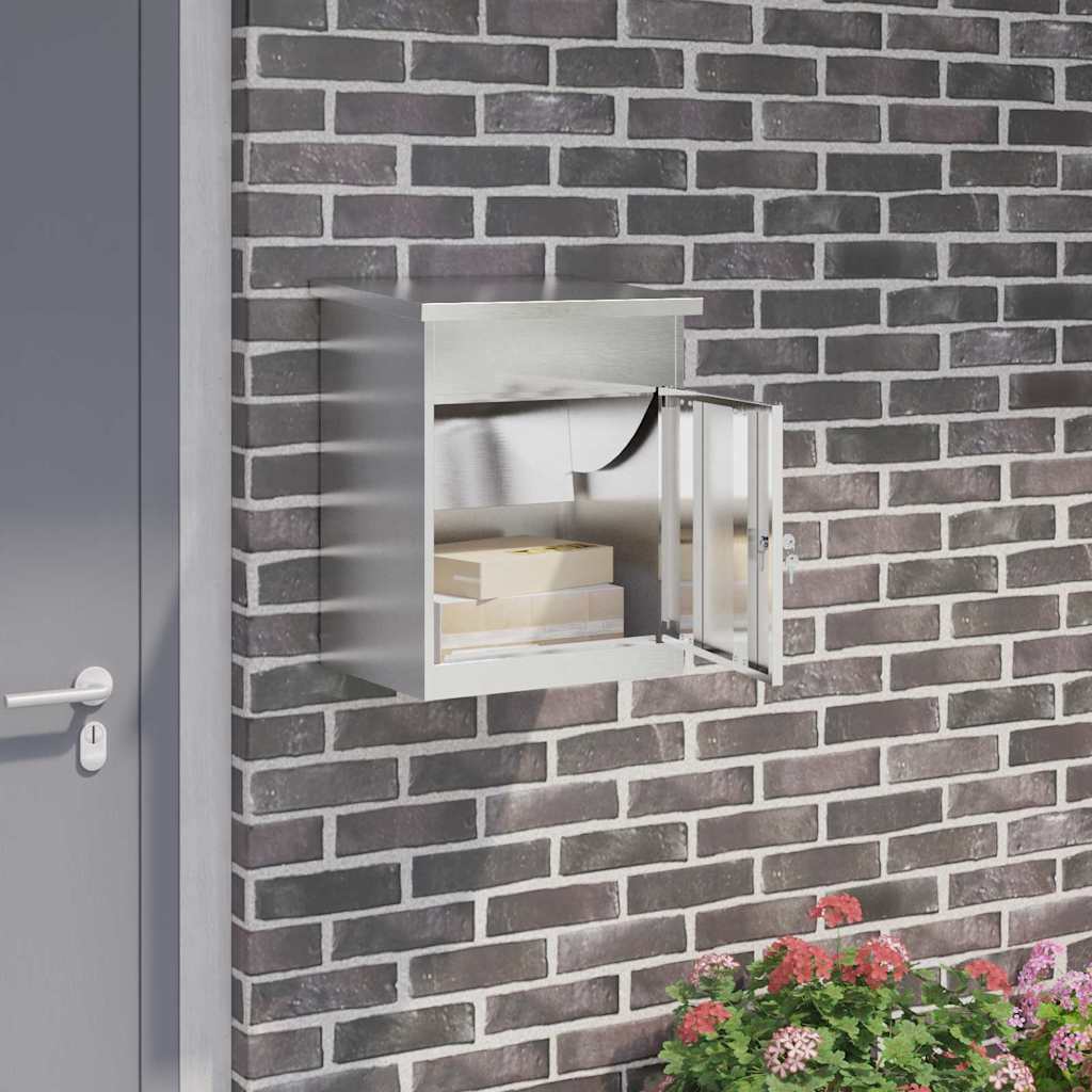 VidaXL boîte d'insertion d'emballage argent 47,5 x 38 x 59 cm acier inoxydable