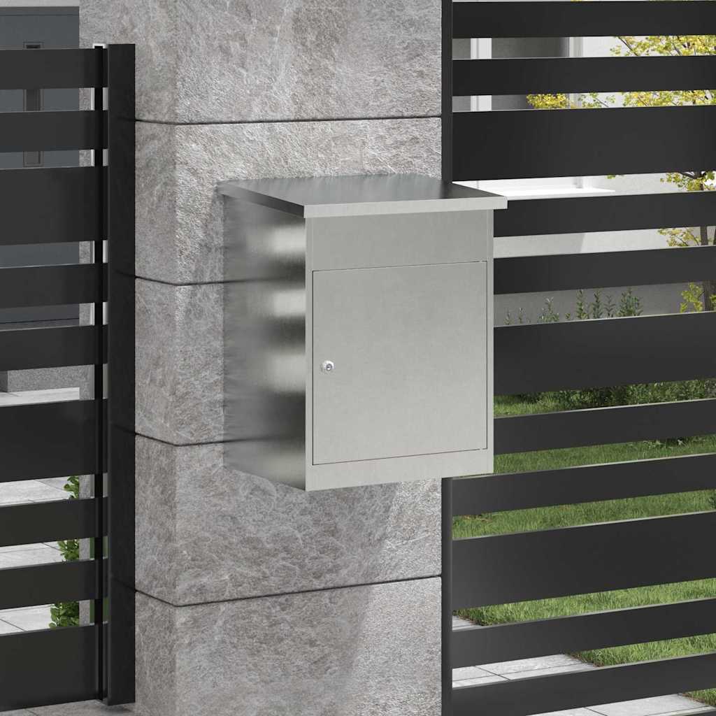 VidaXL boîte d'insertion d'emballage argent 47,5 x 38 x 59 cm acier inoxydable