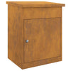 Vidaxl boîte d'insertion d'emballage rouillé 47,5 x 38 x 59 cm acier corten