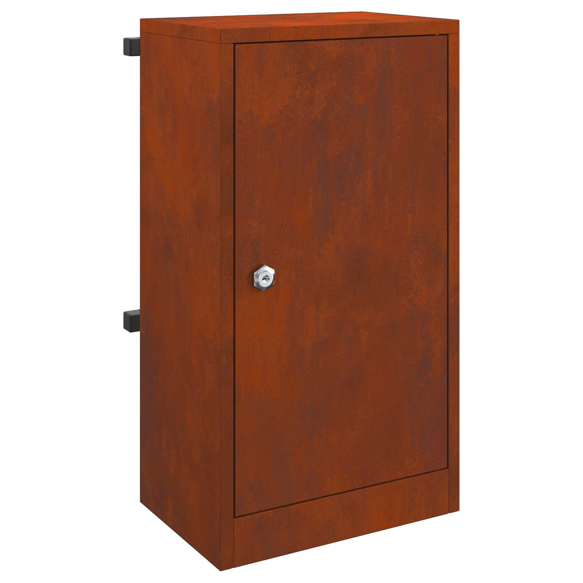 Vidaxx boîte aux lettres avec rangement rouillé 30 x 20 x 55 cm acier corten