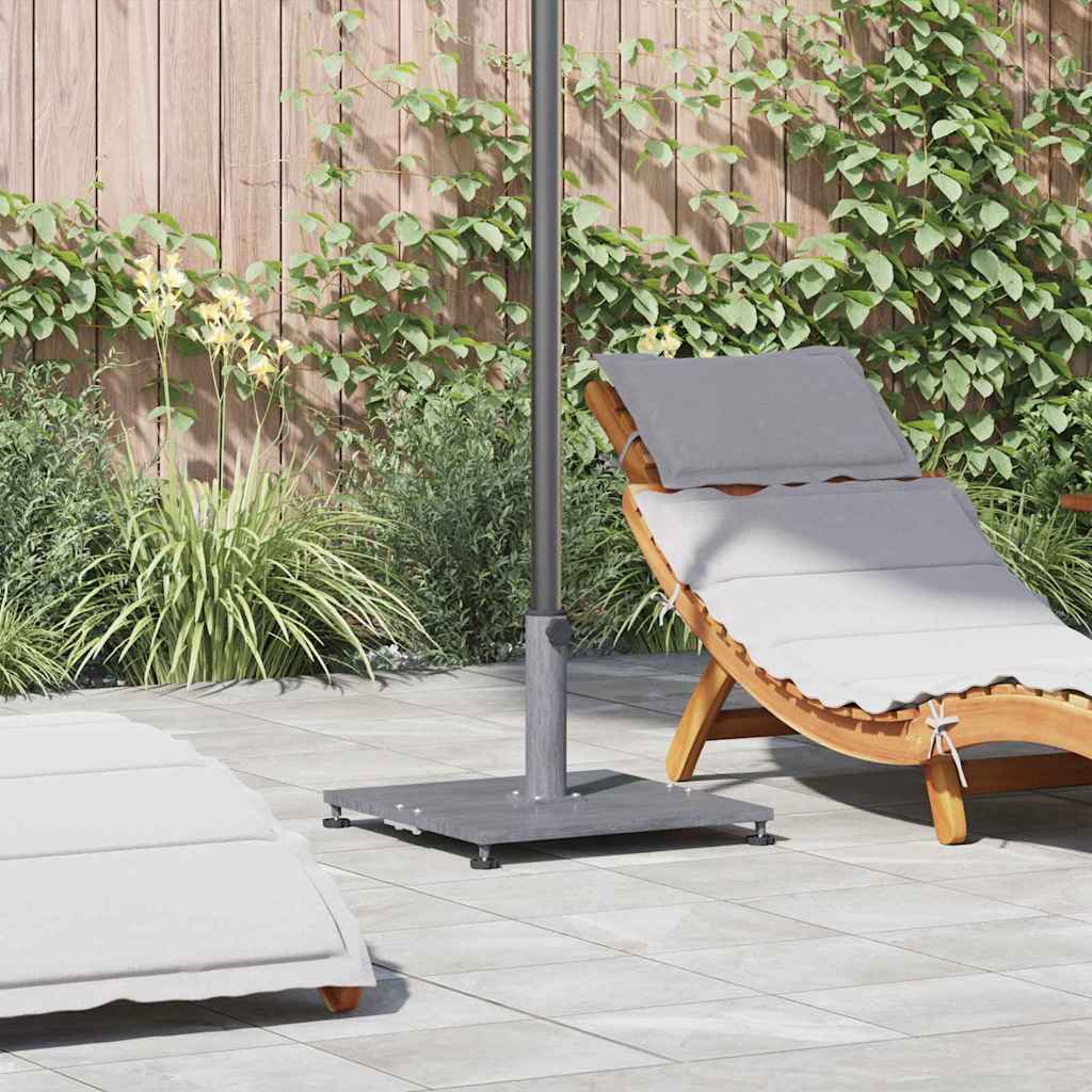 Vidaxx pied de parasol aspect bois gris foncé 45 x 45 x 31 cm