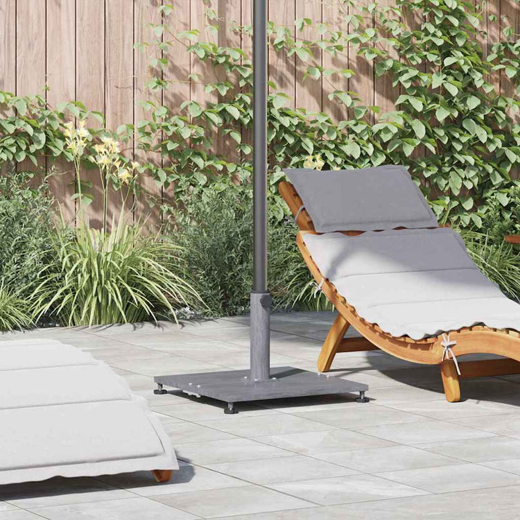 Vidaxx pied de parasol aspect bois gris foncé 45 x 45 x 31 cm