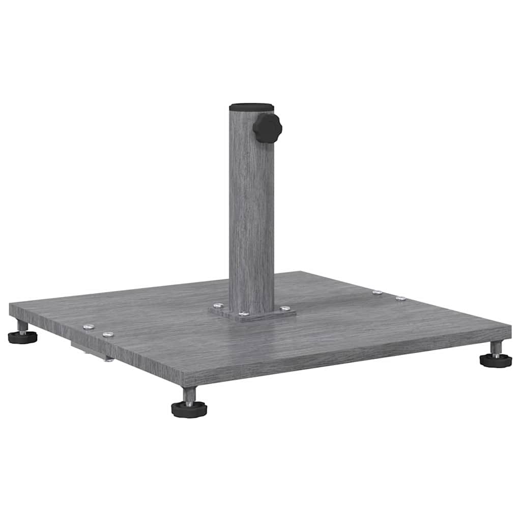 Vidaxx pied de parasol aspect bois gris foncé 45 x 45 x 31 cm