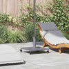 Pied de parasol Vidaxx aspect bois gris foncé 45 x 45 x 31,5 cm