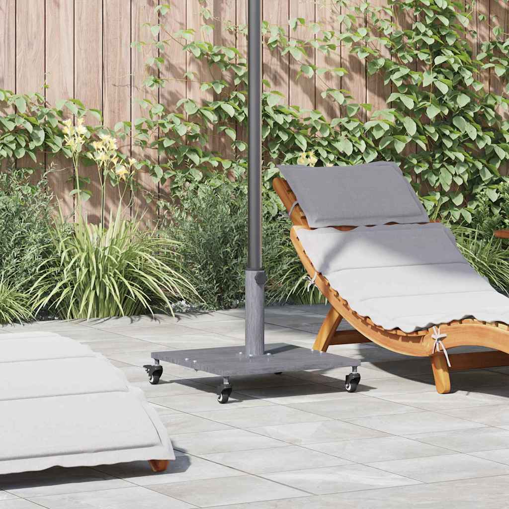 Pied de parasol Vidaxx aspect bois gris foncé 45 x 45 x 31,5 cm