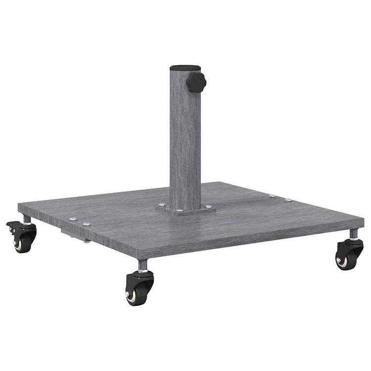 Pied de parasol Vidaxx aspect bois gris foncé 45 x 45 x 31,5 cm