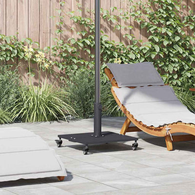 Pied de parasol Vidaxl gris foncé 45 x 45 x 31,5 cm