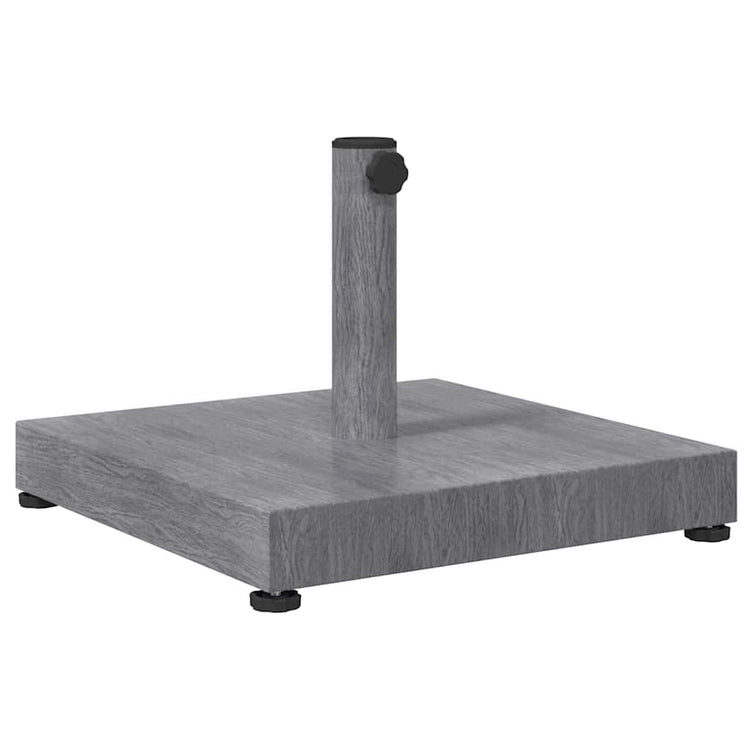 Pied de parasol Vidaxx aspect bois gris foncé 45 x 45 x 31,5 cm