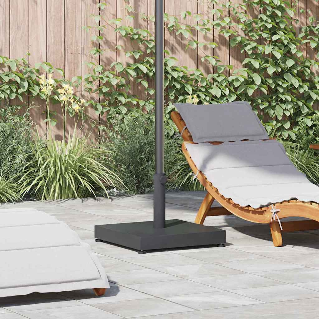 Pied de parasol Vidaxl gris foncé 45 x 45 x 31,5 cm