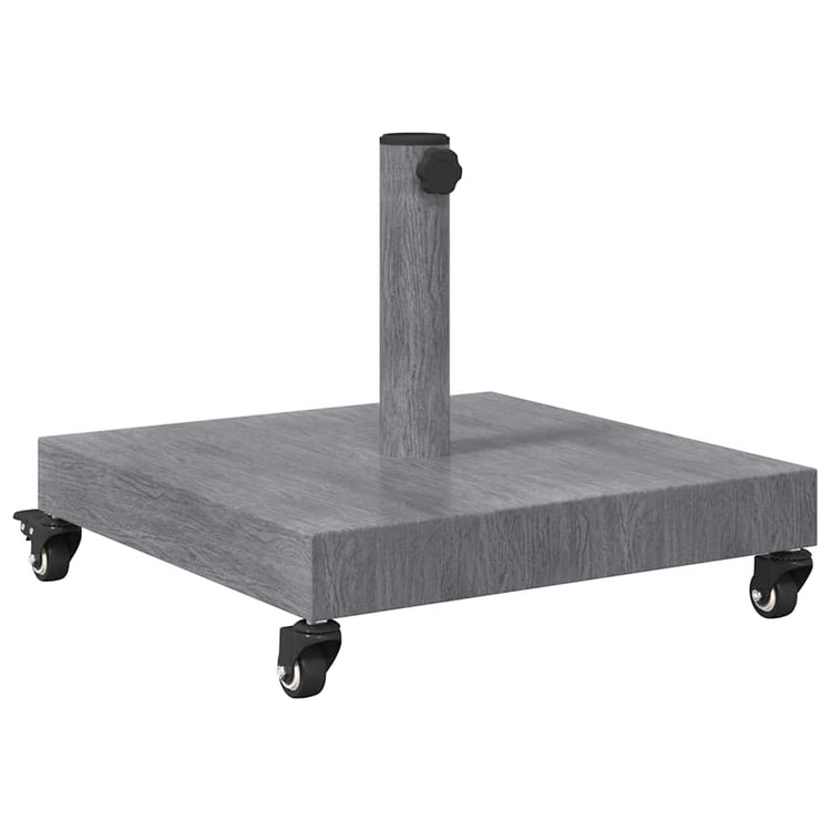 Pied de parasol Vidaxx aspect bois gris foncé 45 x 45 x 31,5 cm