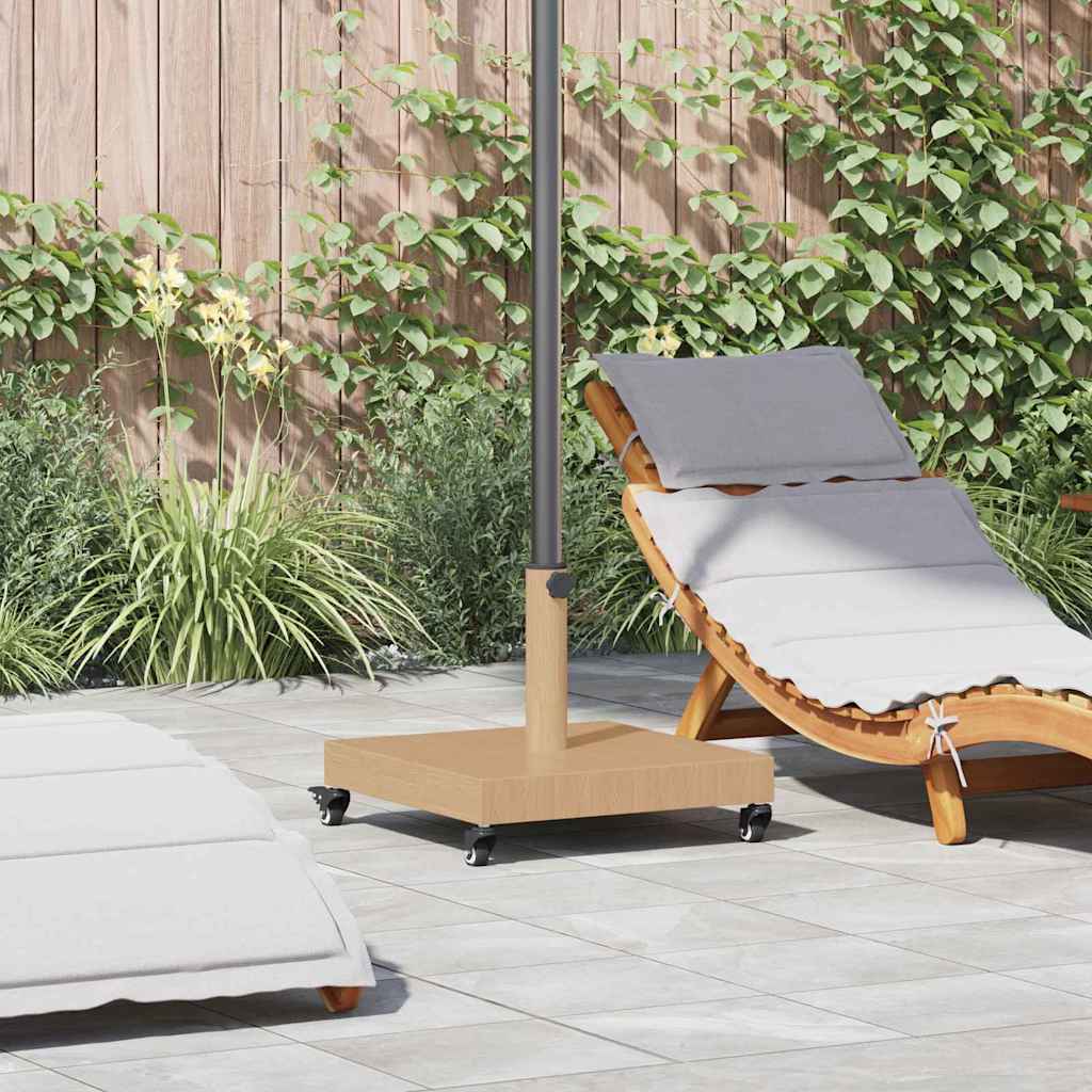 Pied de parasol Vidaxx bois clair 45 x 45 x 31,5 cm