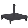 Pied de parasol Vidaxl gris foncé 45 x 45 x 31,5 cm