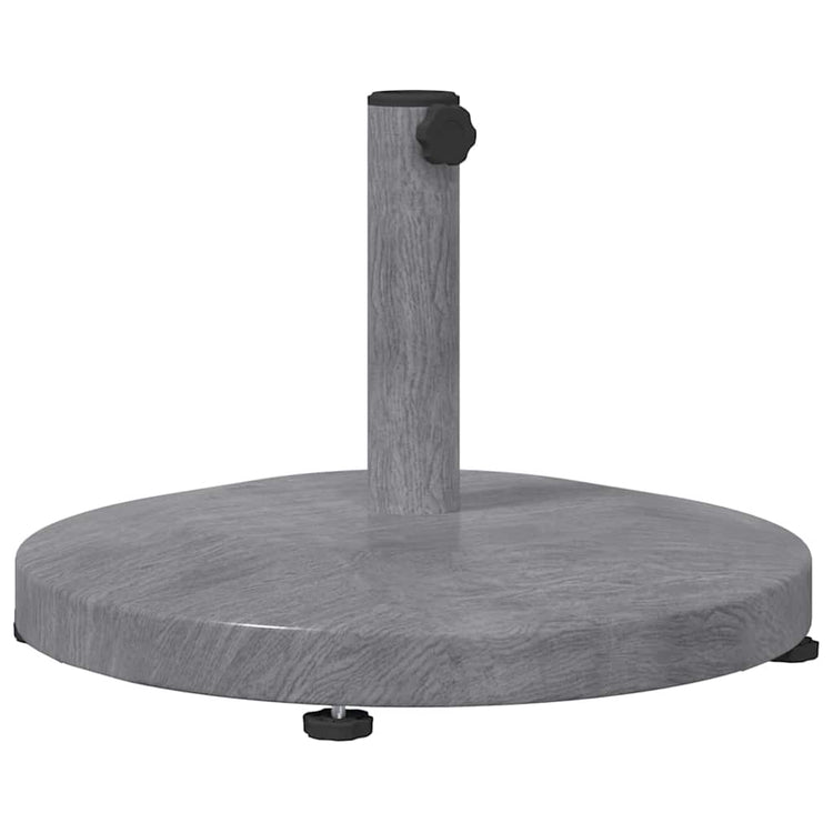 Vidaxx pied de parasol aspect bois gris foncé 48 x 48 x 32 cm