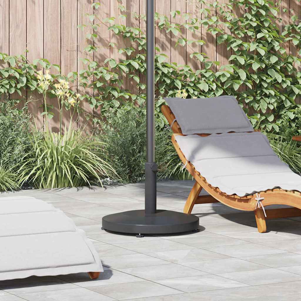 Pied de parasol Vidaxl gris foncé 48 x 48 x 32 cm