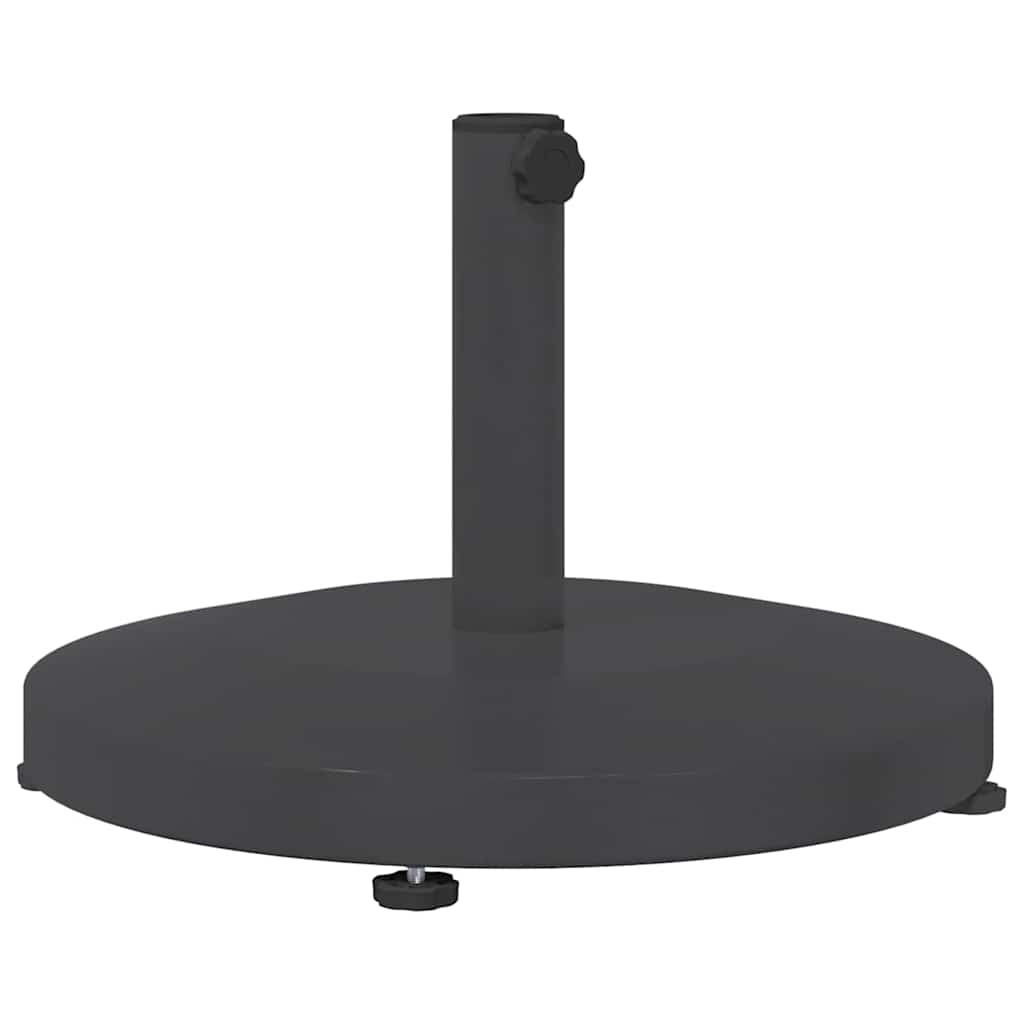 Pied de parasol Vidaxl gris foncé 48 x 48 x 32 cm