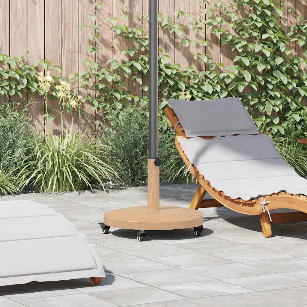 Pied de parasol Vidaxx bois clair 48 x 48 x 32 cm