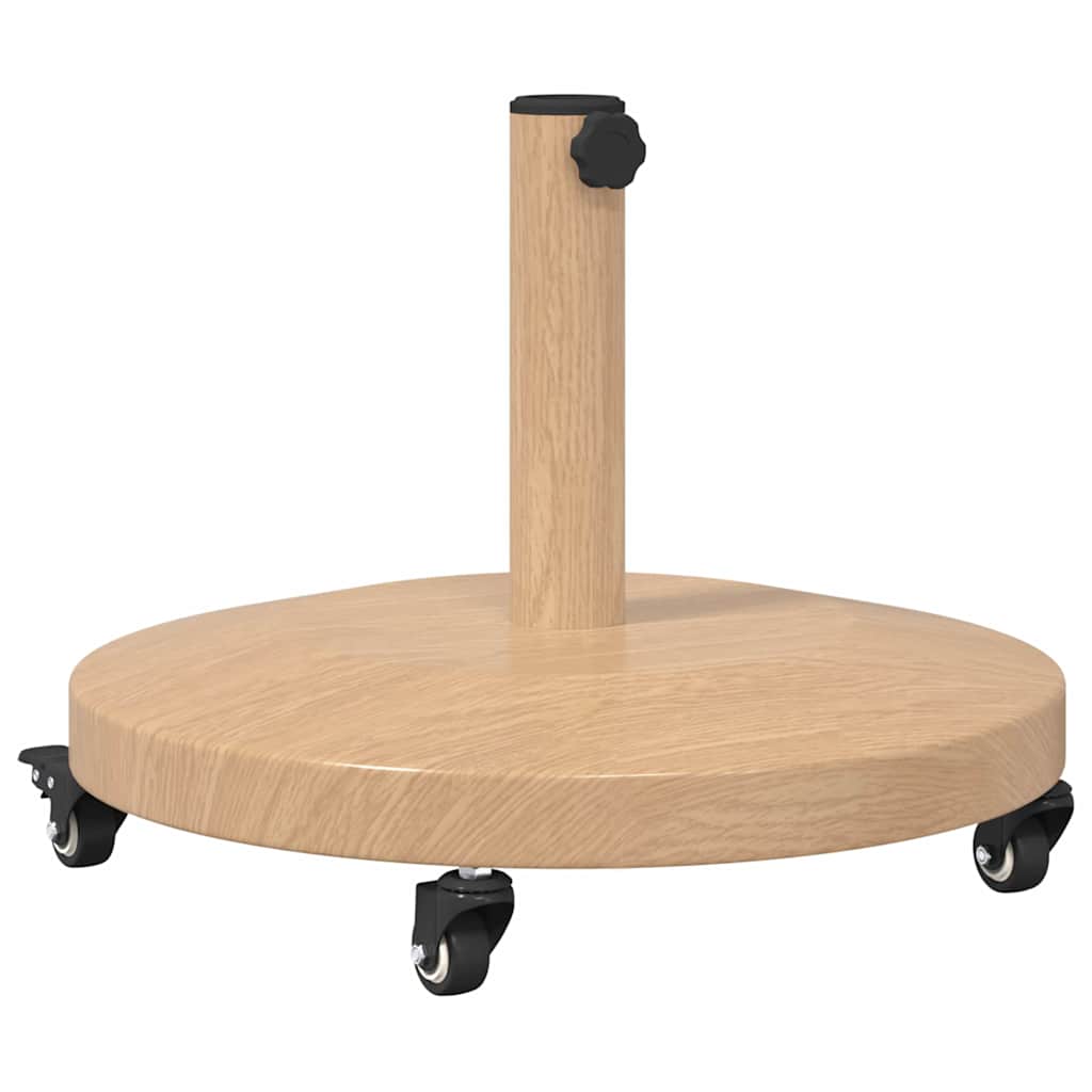 Pied de parasol Vidaxx bois clair 48 x 48 x 32 cm