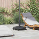 Pied de parasol Vidaxl gris foncé 48 x 48 x 32 cm
