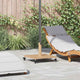 Pied de parasol Vidaxx bois clair 45 x 45 x 31,5 cm