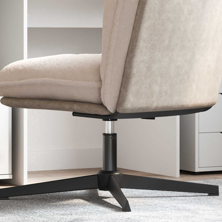 Vidaxx chaise de bureau bouteille de gaz noir 239-309 mm fer