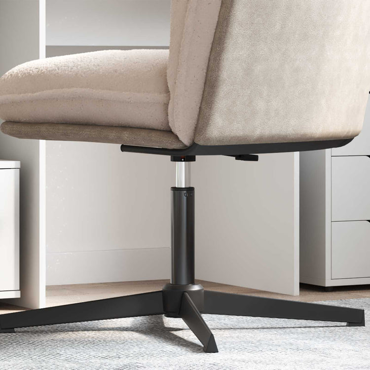 Vidaxx chaise de bureau bouteille de gaz noir 318-473 mm fer