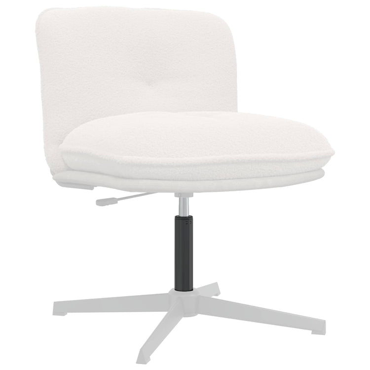 Vidaxx chaise de bureau bouteille de gaz noir 318-473 mm fer