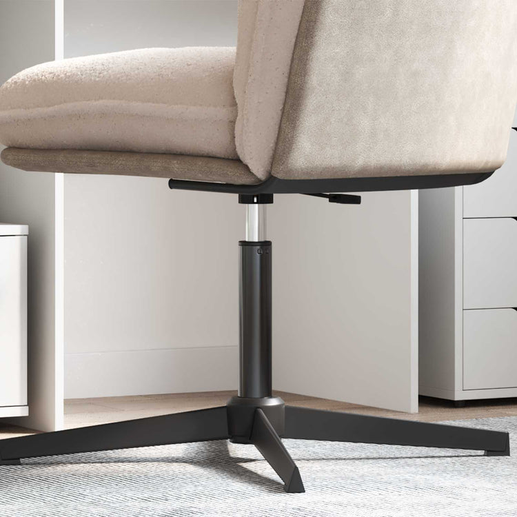 Vidaxx chaise de bureau bouteille de gaz noir 355-540 mm fer