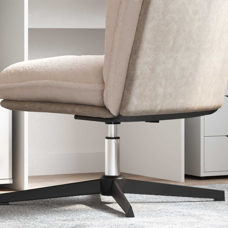 VidaXL chaise de bureau bouteille de gaz chrome 239-309 mm fer