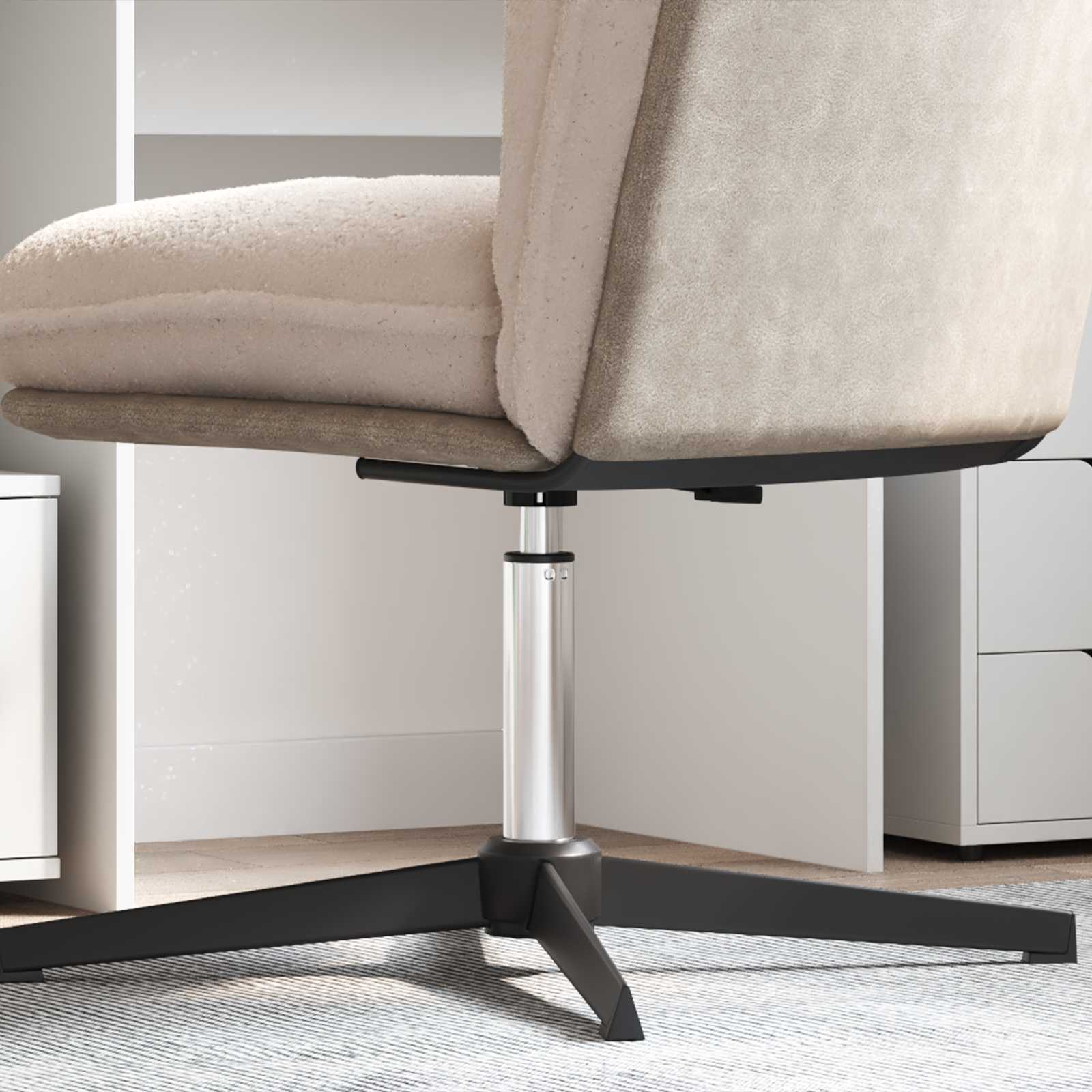 Vidaxx chaise de bureau bouteille de gaz chrome 307-447 mm fer
