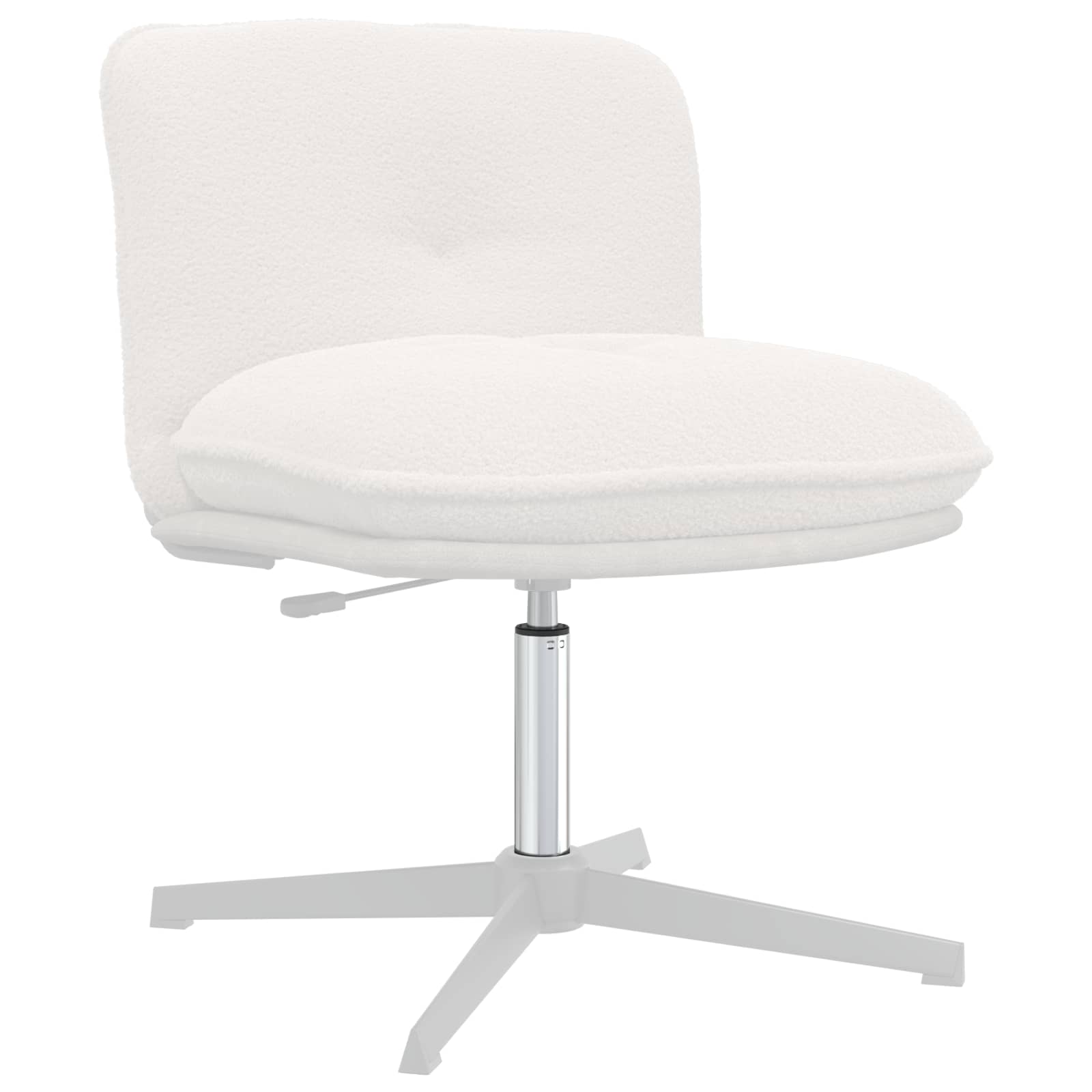Vidaxx chaise de bureau bouteille de gaz chrome 307-447 mm fer