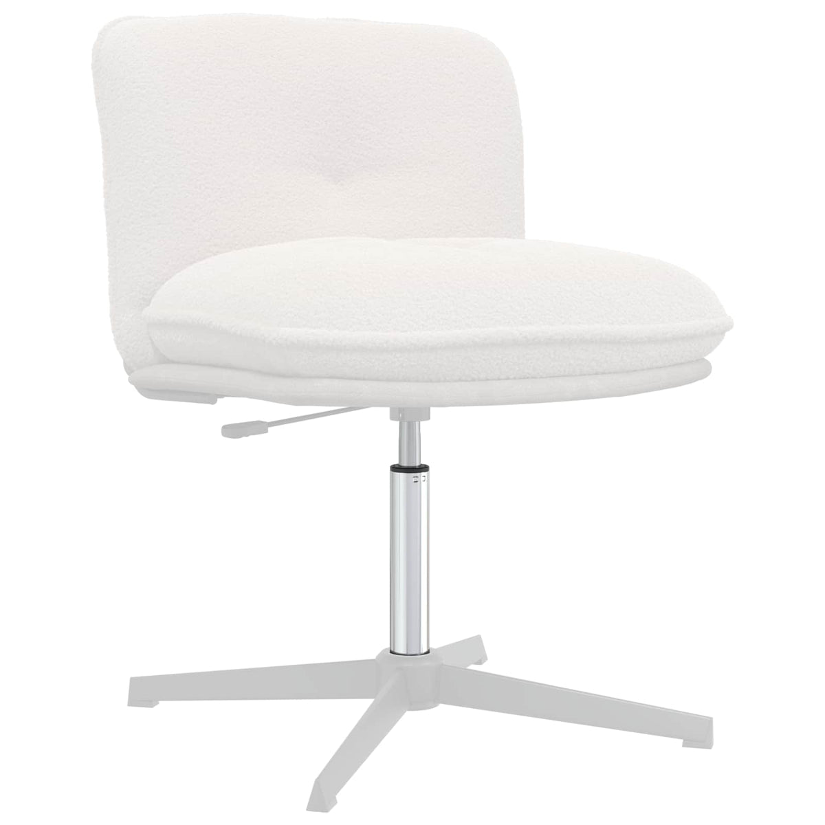 Vidaxx chaise de bureau bouteille de gaz chrome 355-540 mm fer